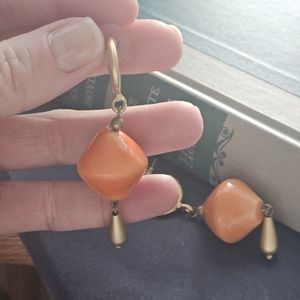 🖤3/$15 Gold and Pumpkin Earrings